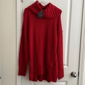 Madison Red Boatneck Sweater